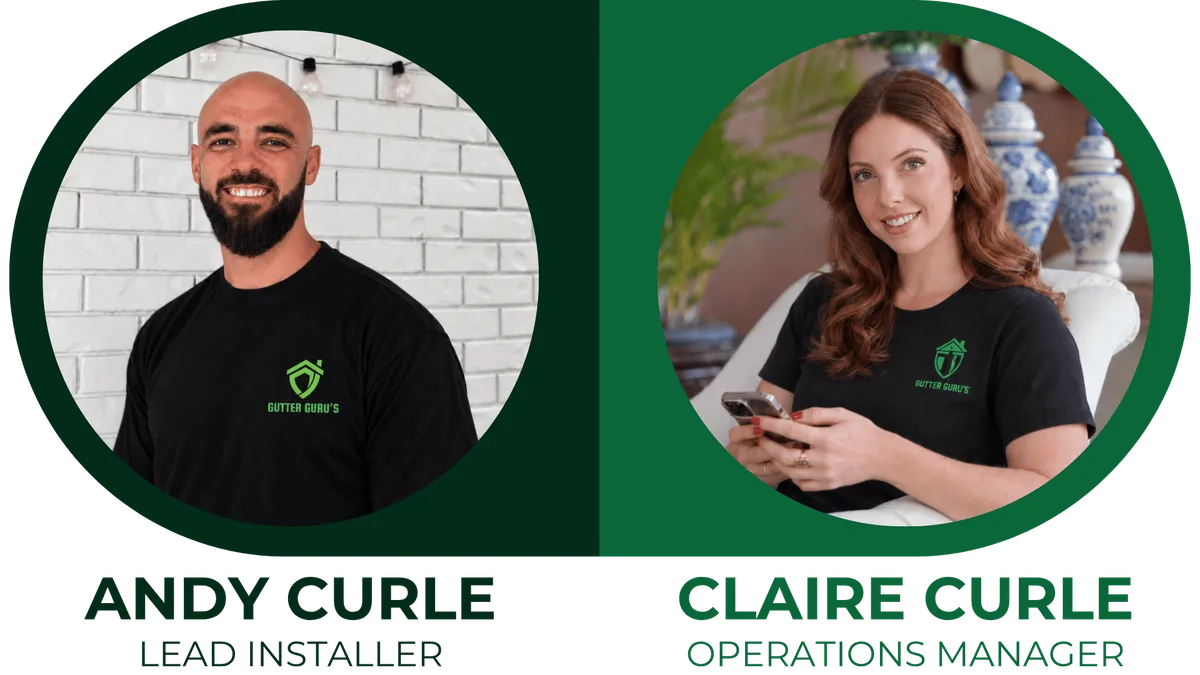 Andy Curle - Lead Installer and Claire Curle - Operations Manager