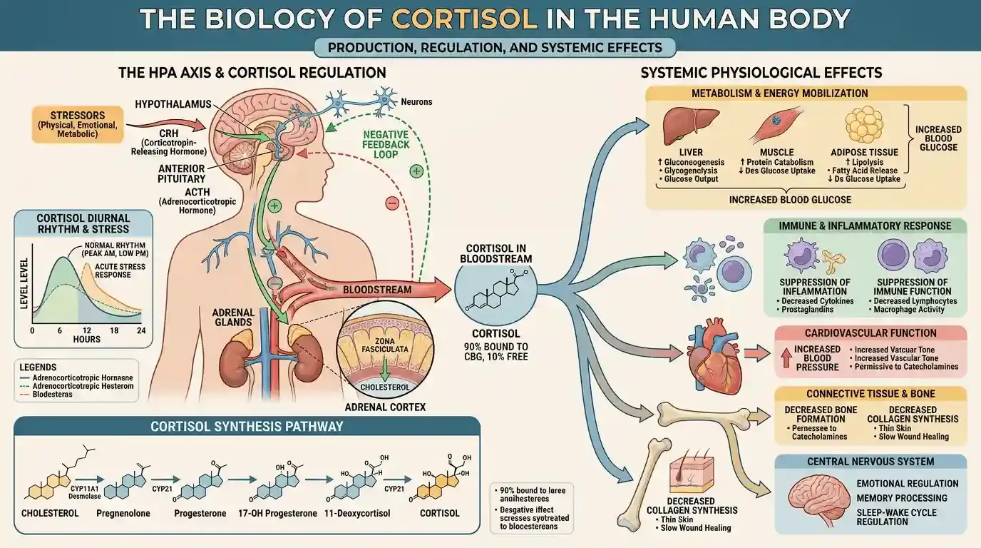Cortisol Causes Belly Fat Storage