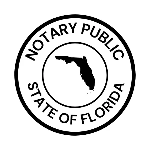 Notary public stamp for Mobile Notary in Brandon