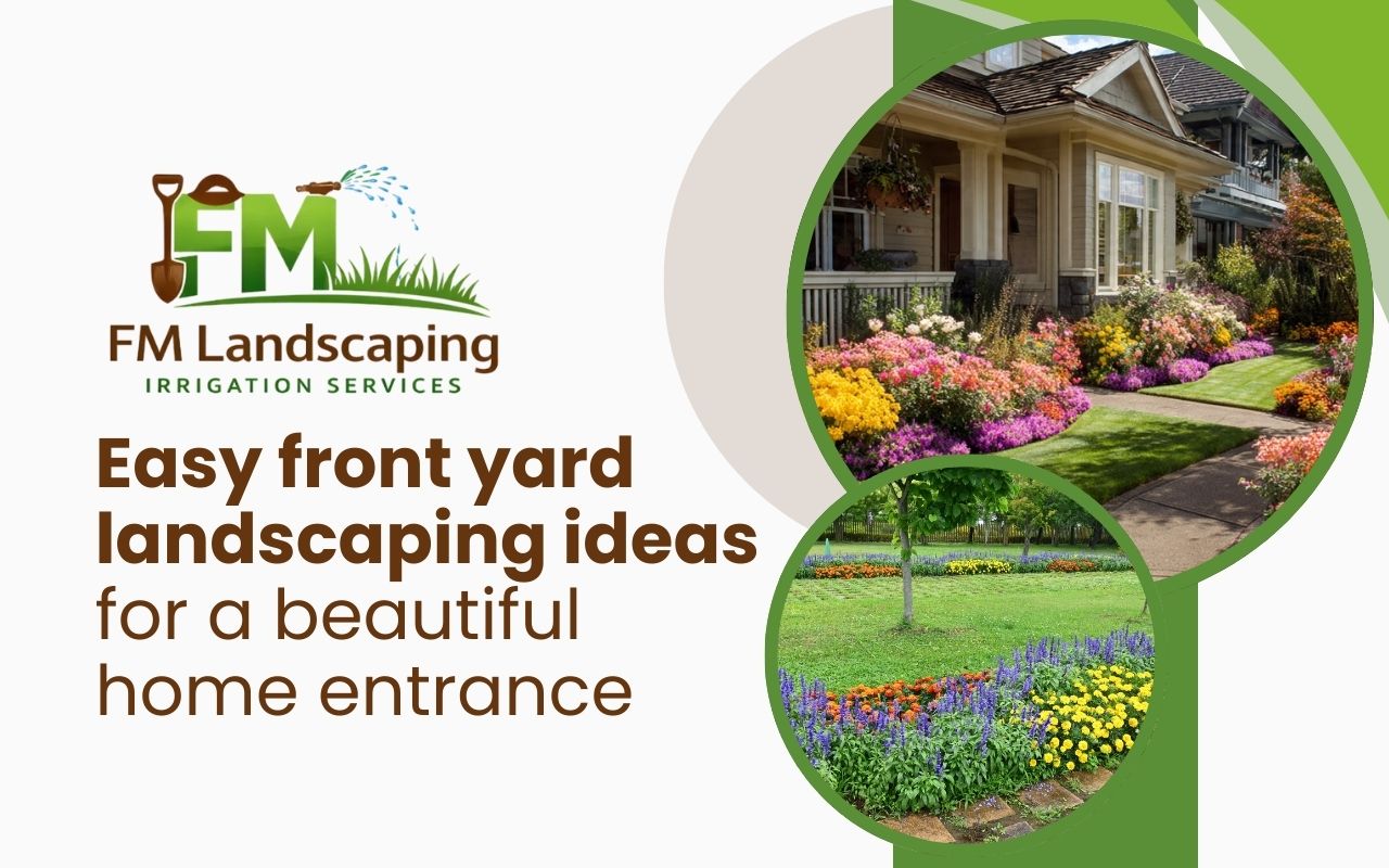 Easy front yard landscaping ideas for a beautiful home entrance