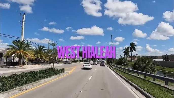 Flat roof repair underway in West Hialeah commercial block