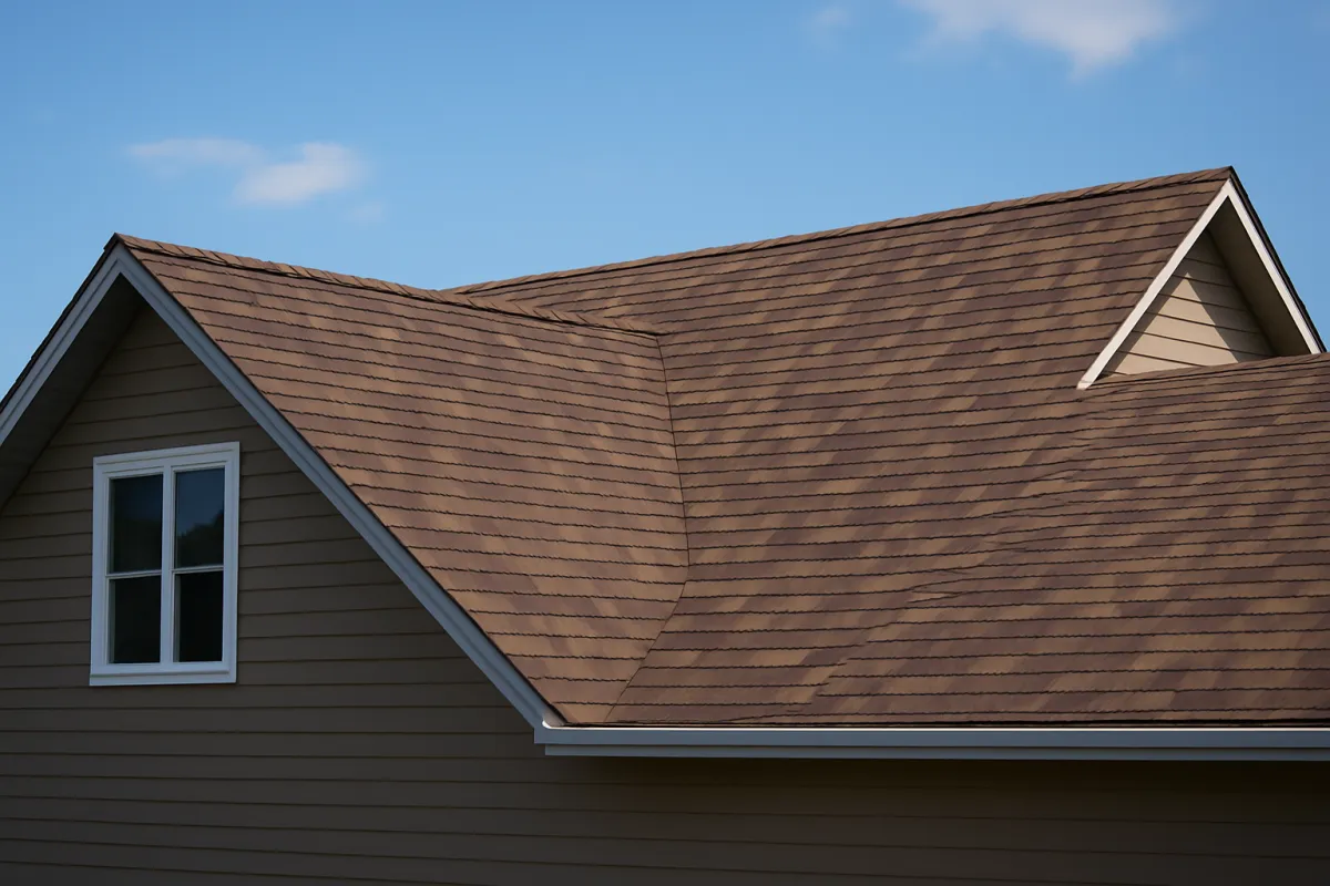 Homeowner reviewing roof replacement estimate with contractor