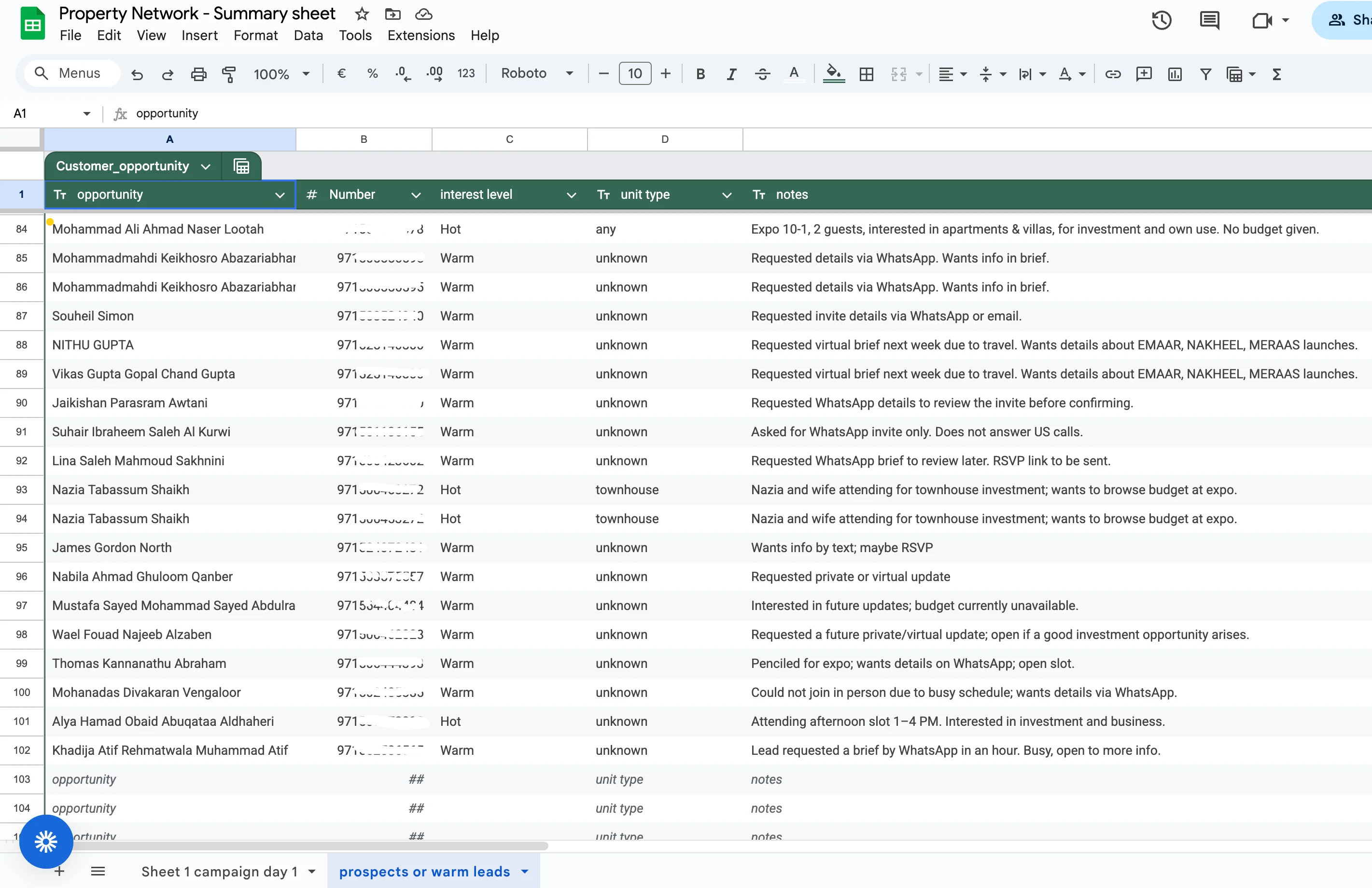 Property Network leads screenshot