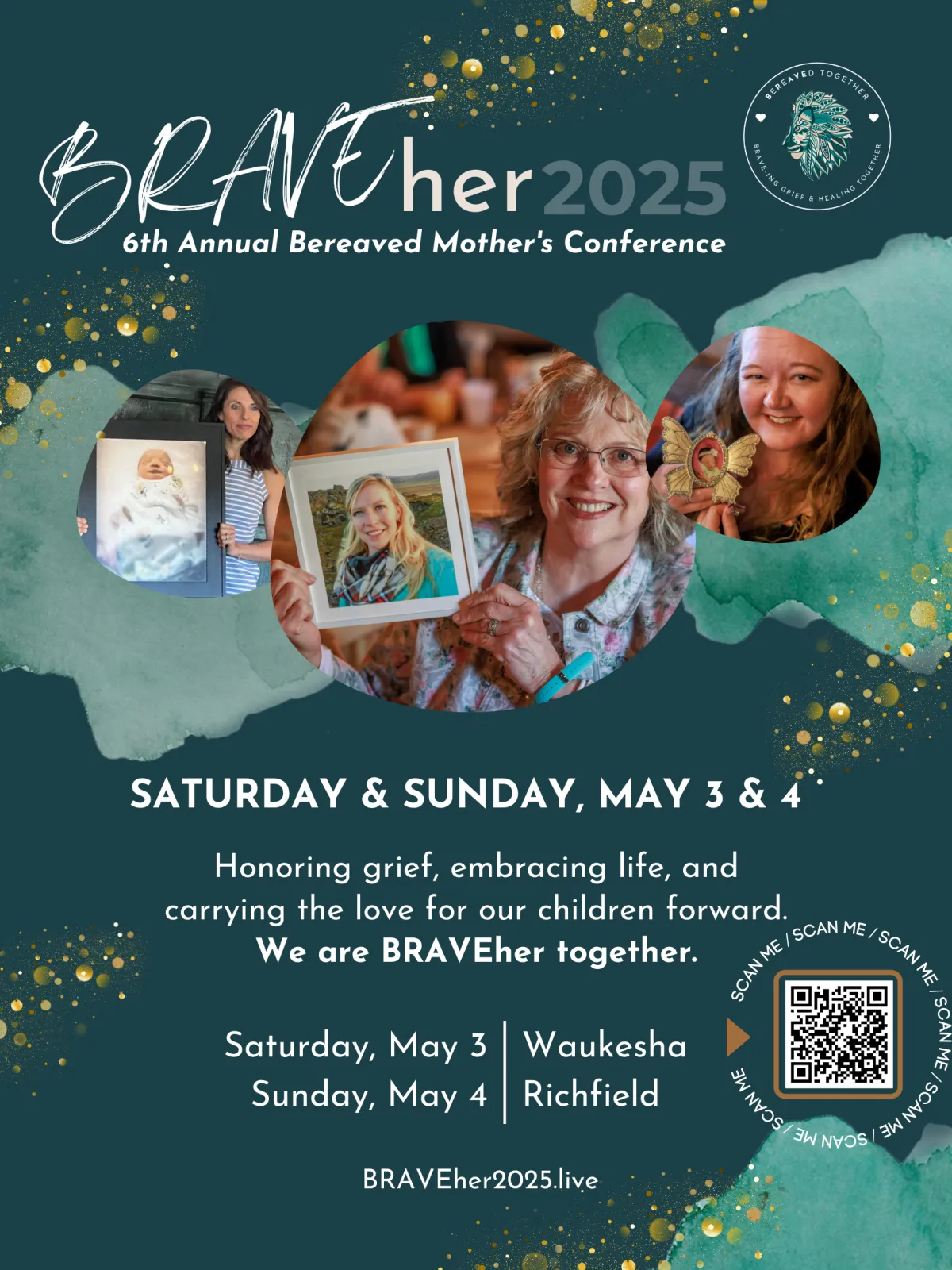 BRAVEher 6th Annual Bereaved Mother's Conference 2025 Milwaukee, Waukesha