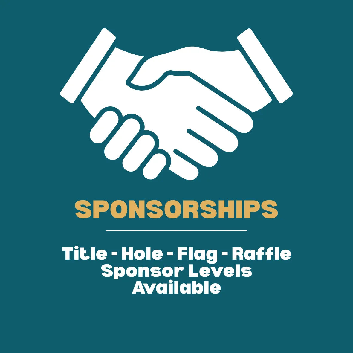 sponsorship graphic for teeing off for brave