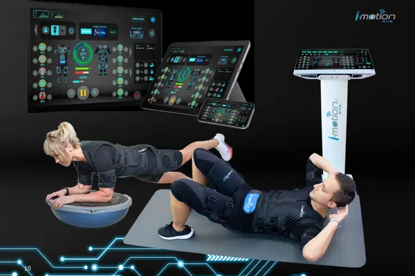 i-motion EMS-dräkt för helkroppsträning med elektroder