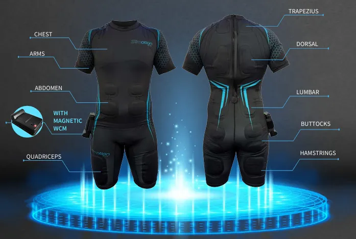 i-motion EMS-dräkt för helkroppsträning med elektroder