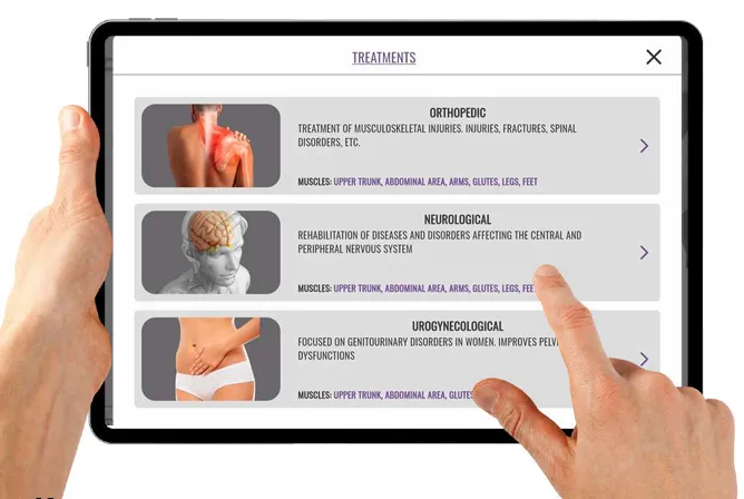 i-Physio ems för rehab
