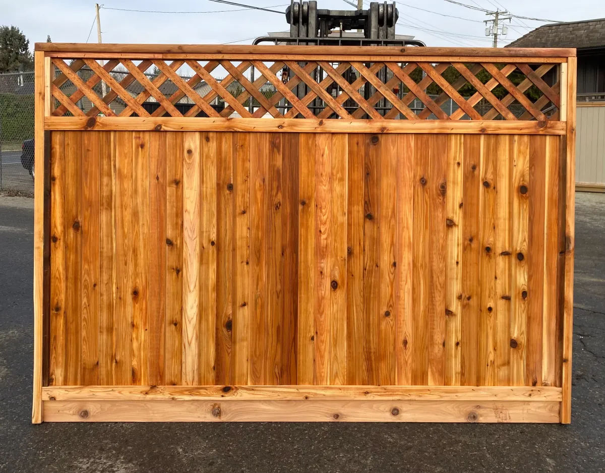 Locally handcrafted cedar fence by Borders Fence Co in Vancouver, BC.