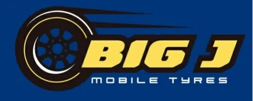 Tyre and wrench vector badge for Big J Mobile Tyres