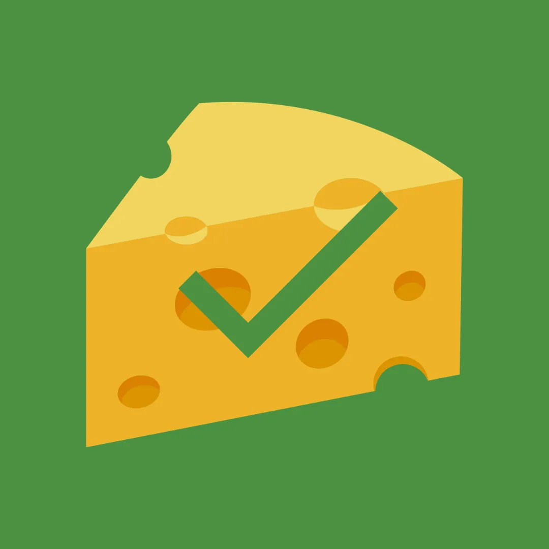 Licensed & insured in Wisconsin (heck mark on cheese block)