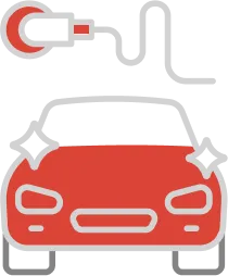 Car icon representing polishing