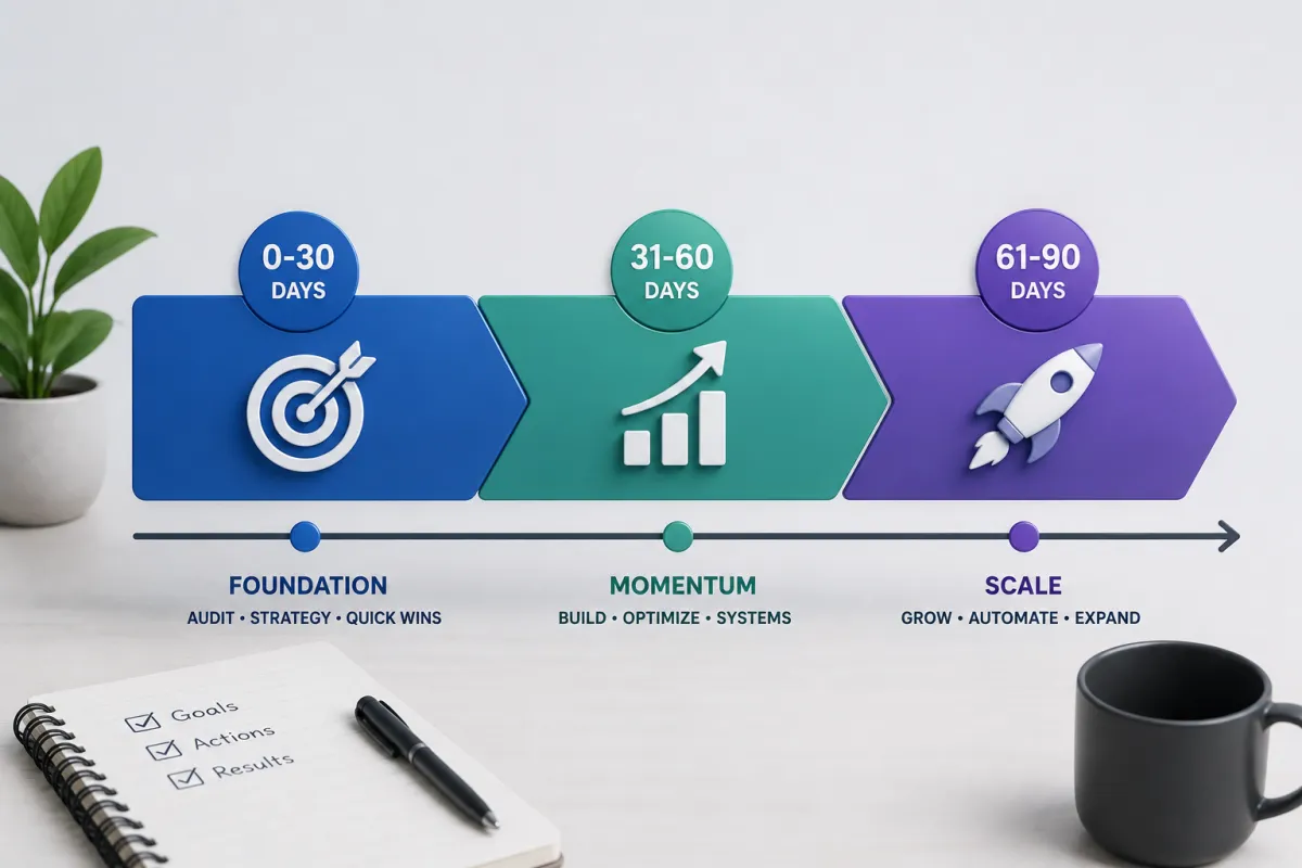 How to Build a 90-Day Growth Plan for a Small Business