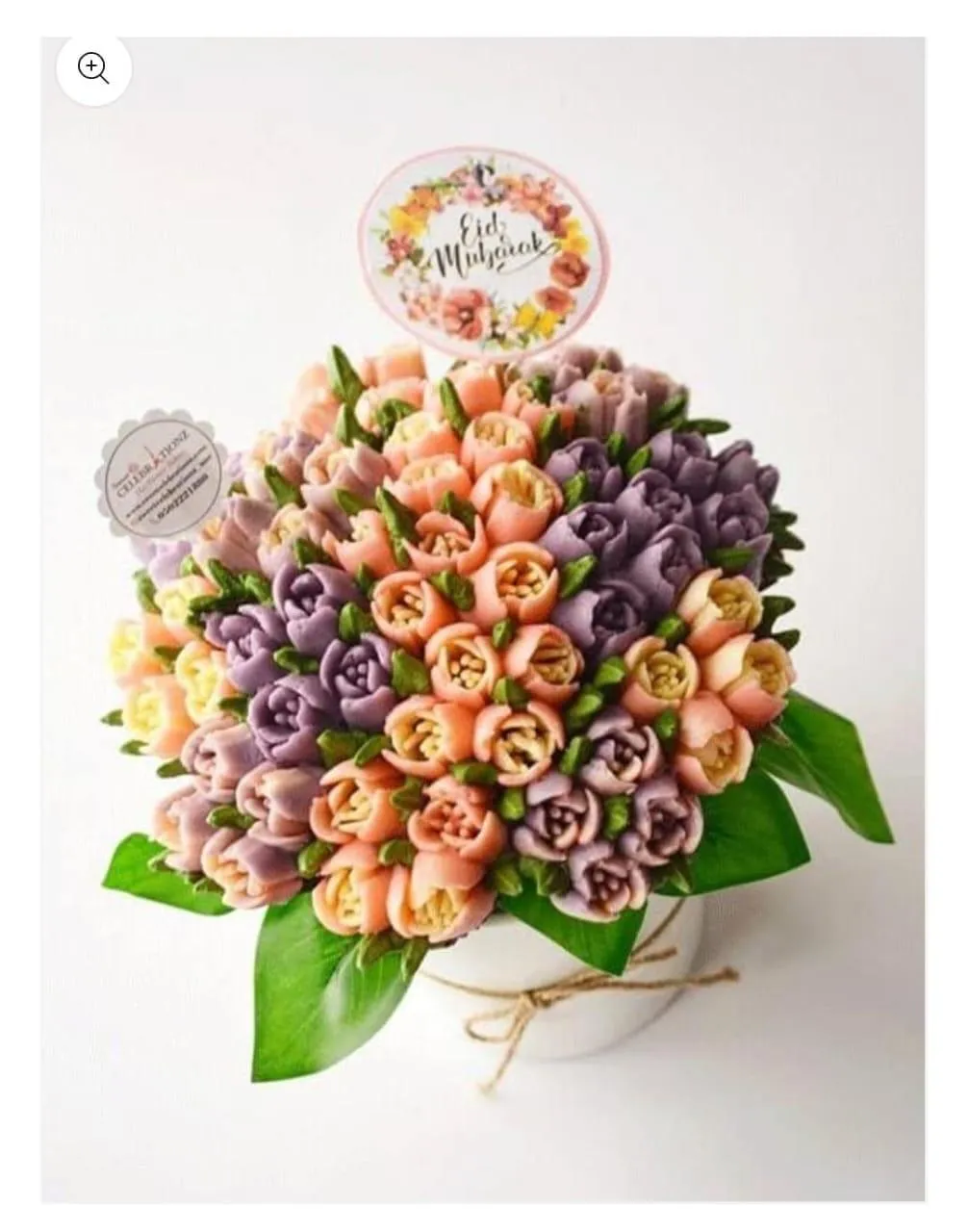 three cupcakes with toppings