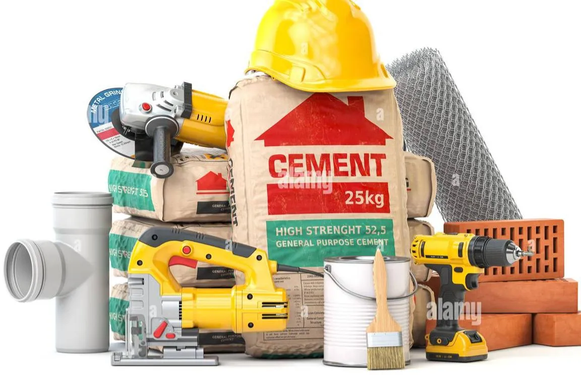 Construction materials and tools that release VOCs — paint, adhesives, flooring, and renovation dust