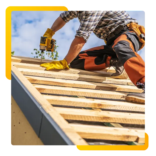 Residential roof installation service for a local home