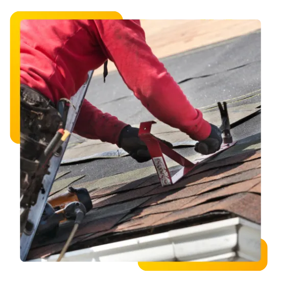 Roof repair in Atlantic City NJ for a home after storm damage