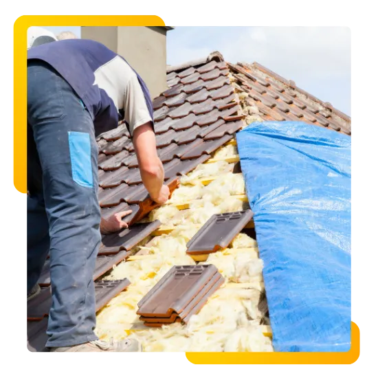 Emergency roof repair service for leaks and missing shingles