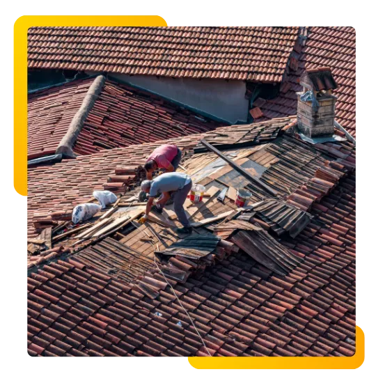 Roof repair in Vineland NJ inspection for a local home