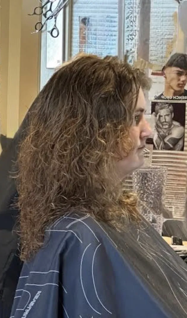 Modern salon styling station at Ida's hair salon in Northbrook