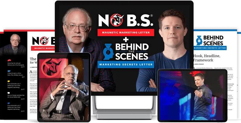 No B.S. + Behind The Scenes Newsletters