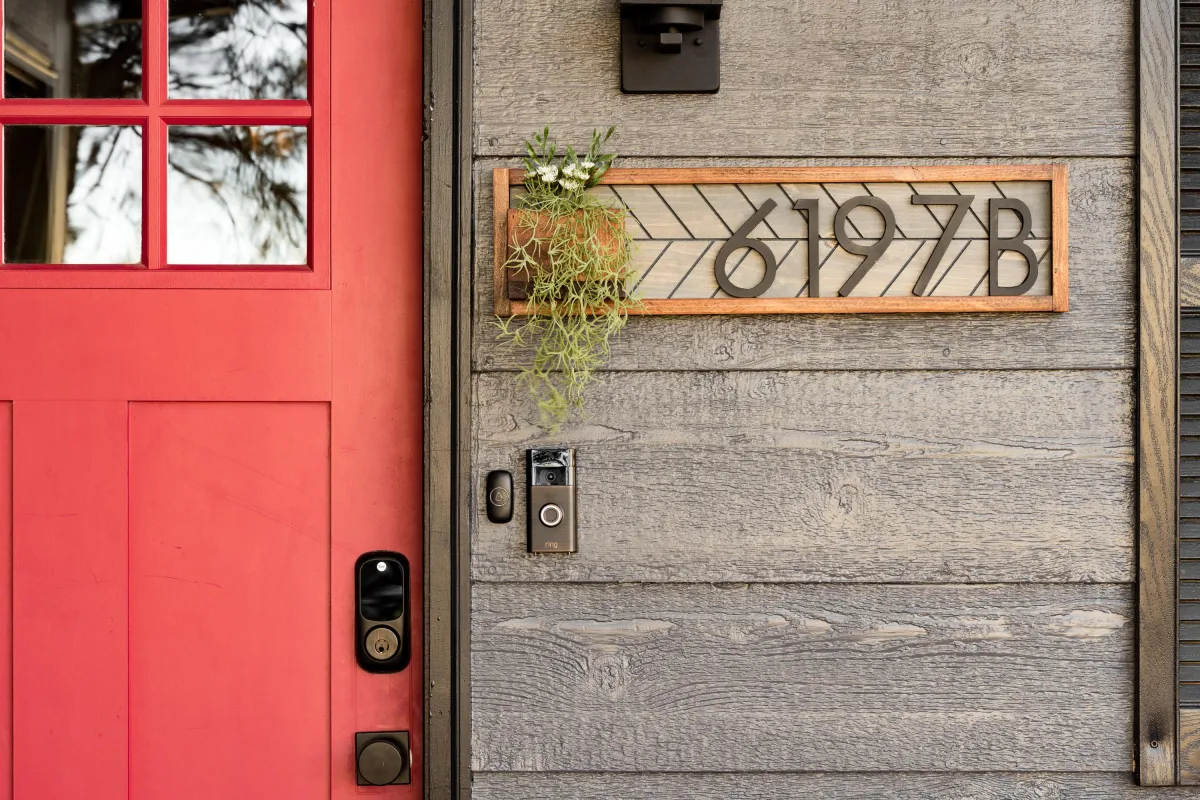 6199 Webster Street Front Door