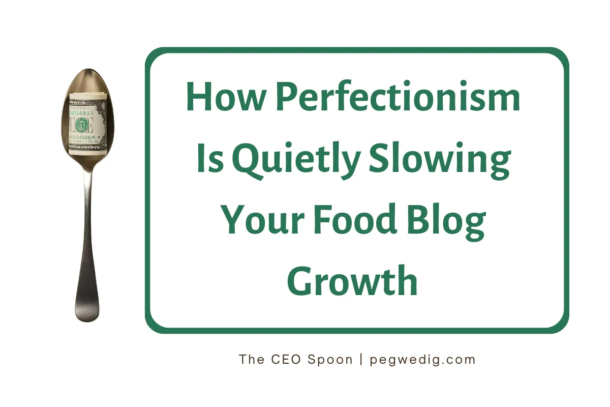 Title of the article shown next to a spoon with rolled up money on it