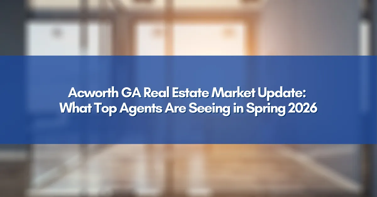 Spring homes in Acworth GA representing 2026 housing trends