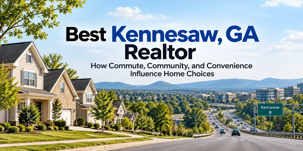 Best Kennesaw GA Realtor helping homebuyers evaluate commute community and convenience