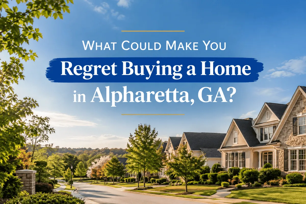 What Could Make You Regret Buying a Home in Alpharetta, GA