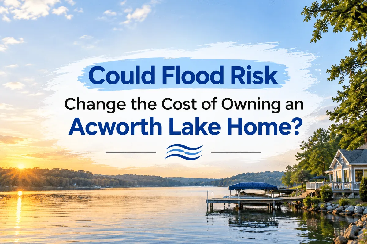 Flood risk and cost of owning an Acworth lake home
