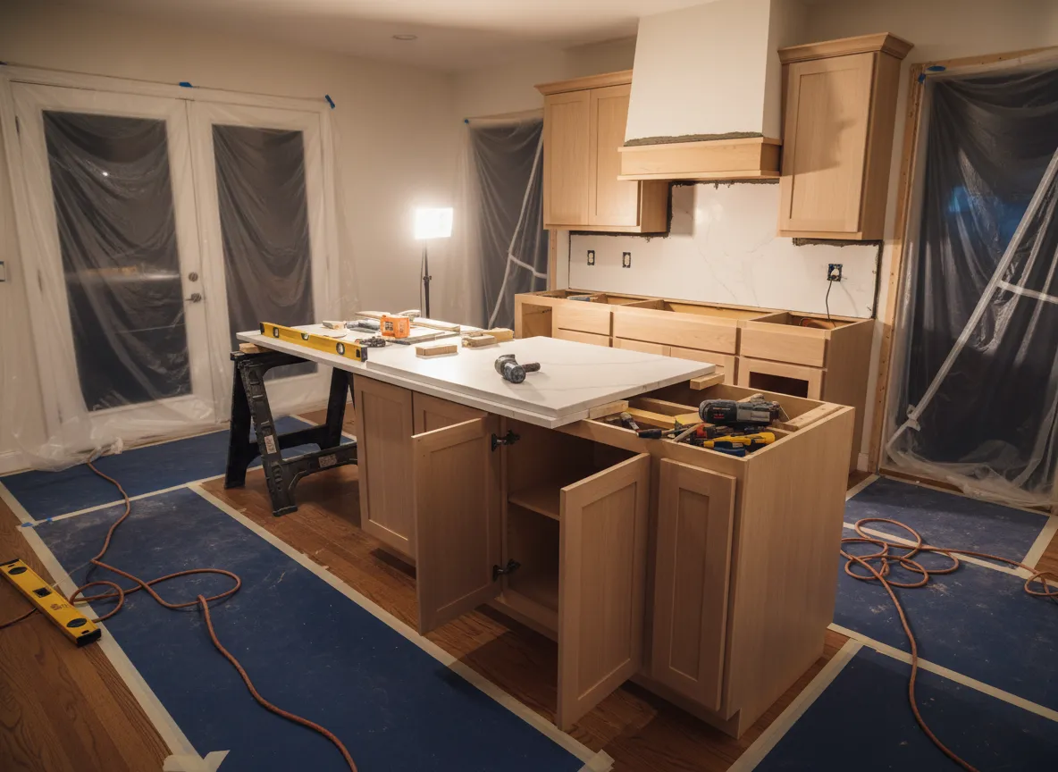 Kitchen Remodel in Progress Starkville MS