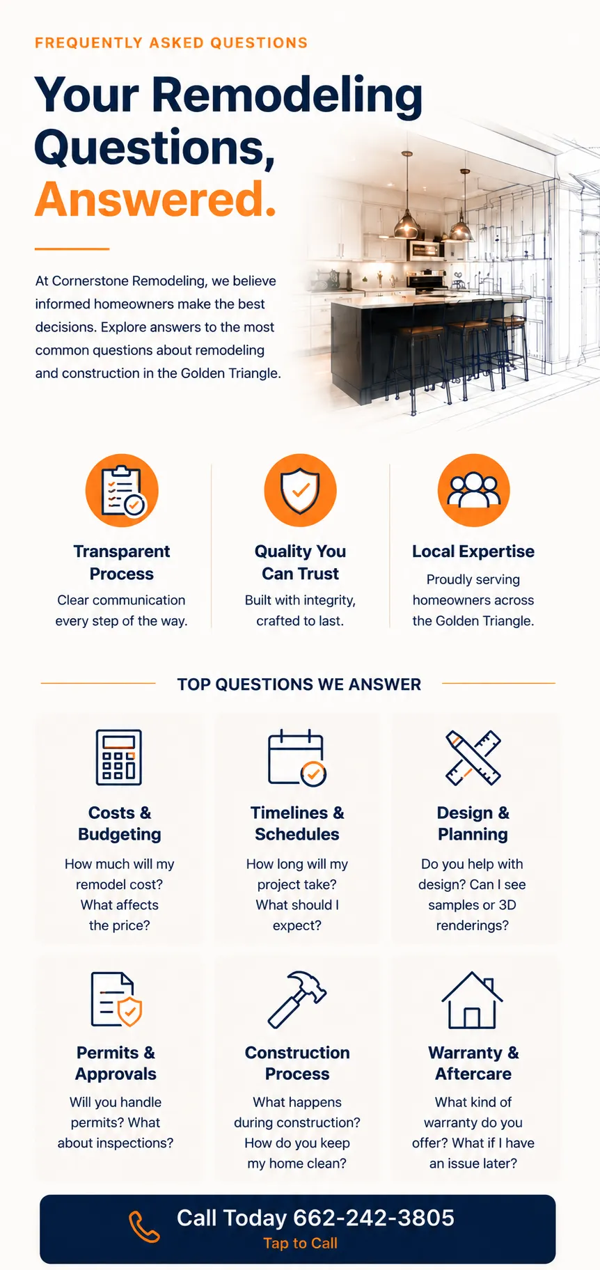 Cornerstone Remodeling- Your Remodeling Questions Asnwered