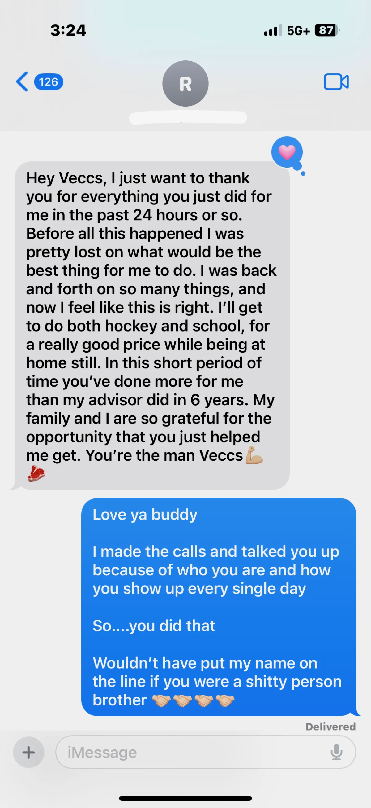 Advising Text to Vecchs