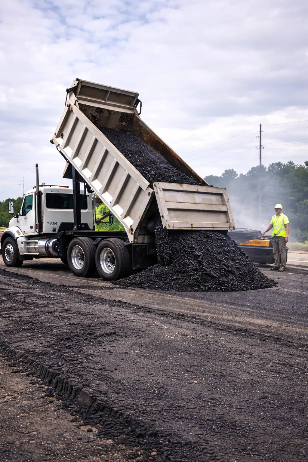 a building with a grass roof and a body of water in the background
