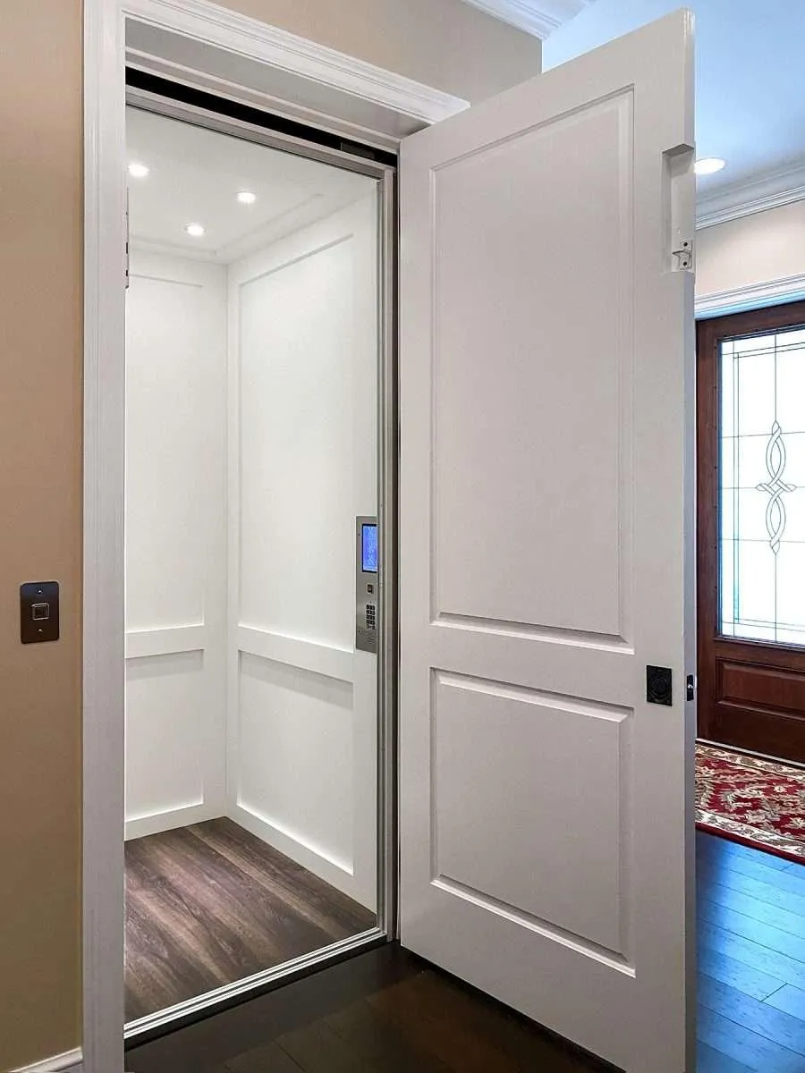 elevator inside the house