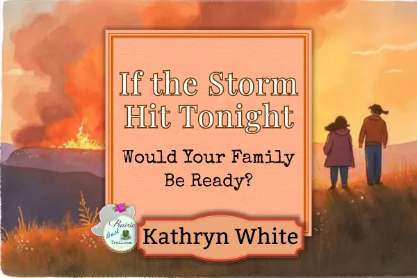 Preparedness isn’t panic—it’s care, wisdom, and love in action.