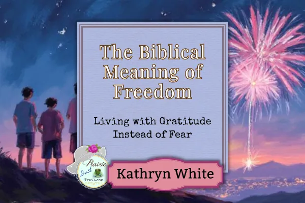 Discover the biblical meaning of freedom, how fear and gratitude shape our daily lives, and why true freedom requires faithful stewardship.