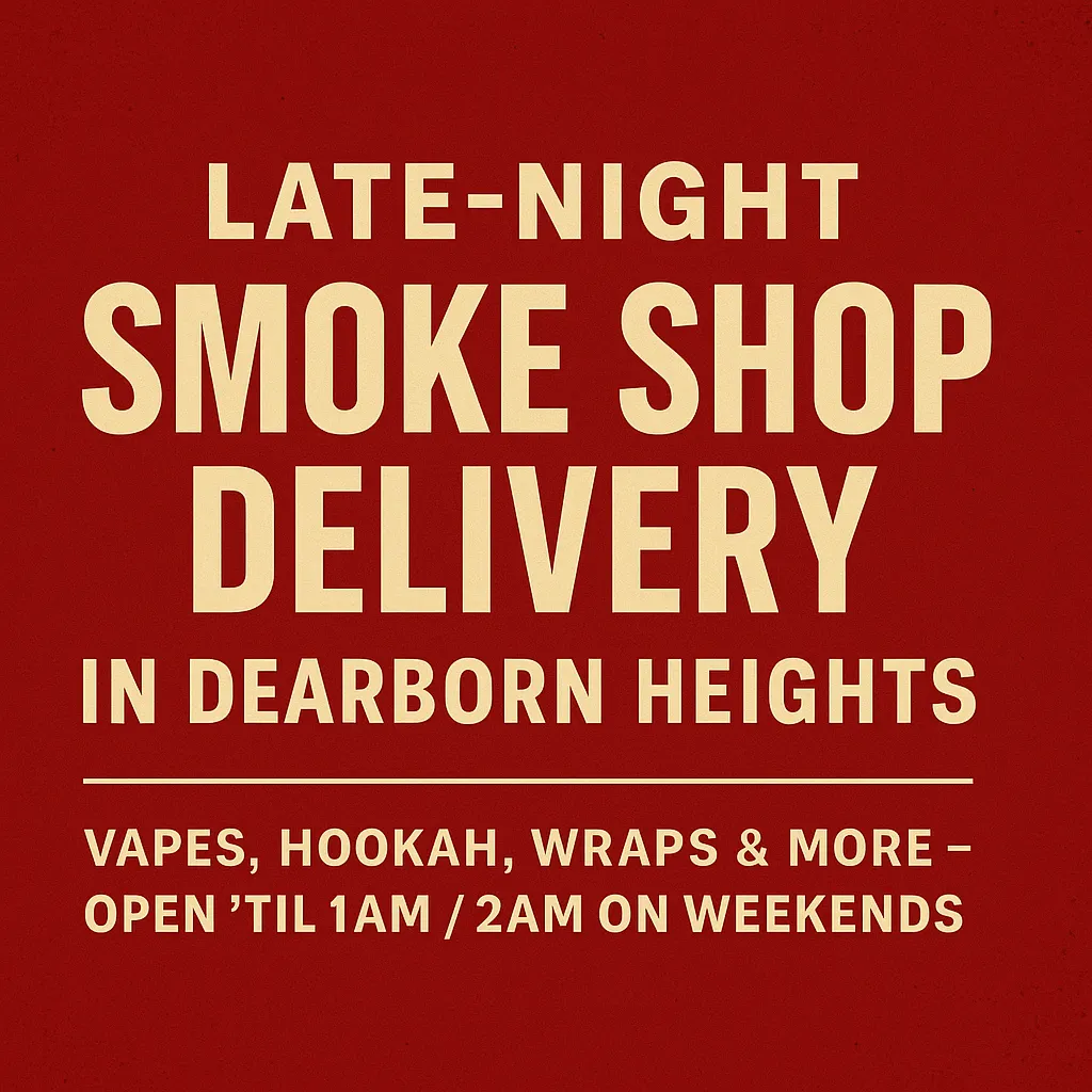 Graphic Image of a Smoke Shop Delivery In Mansfield, Texas