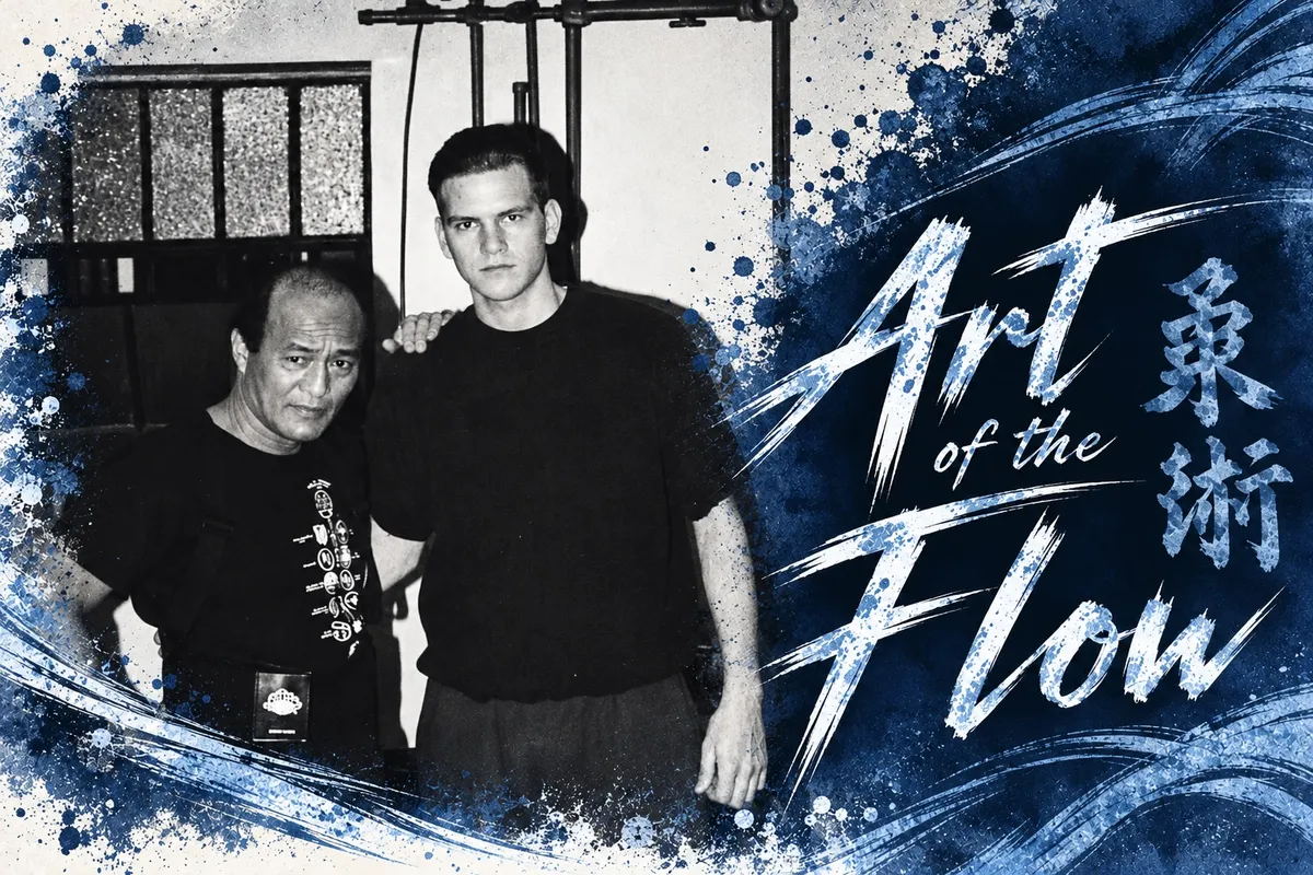 Professor Chris Lund and Dan Inosanto, featured in What Remains, an Art of Flow reflection.
