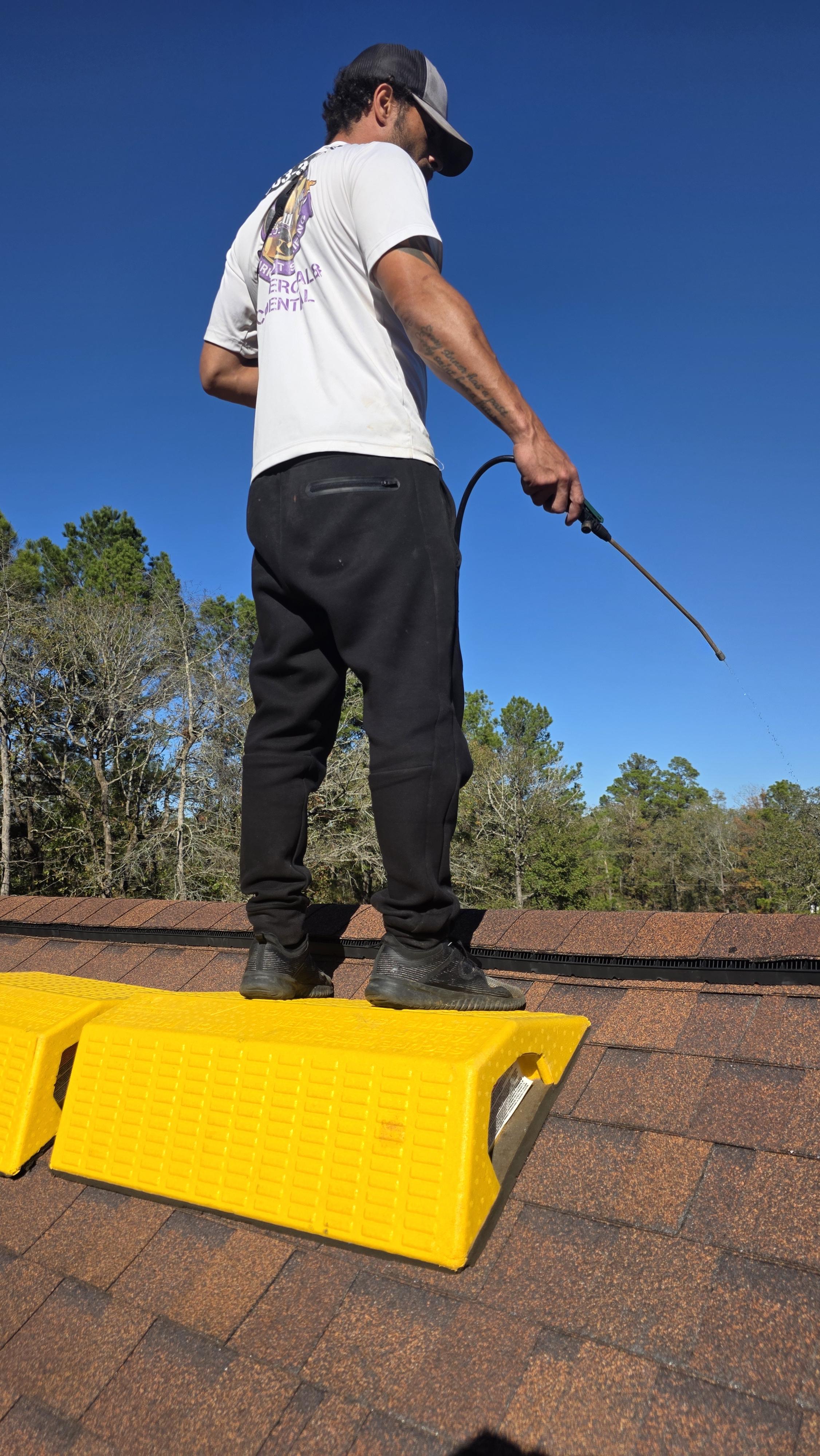 residential roof washed in rusk tx