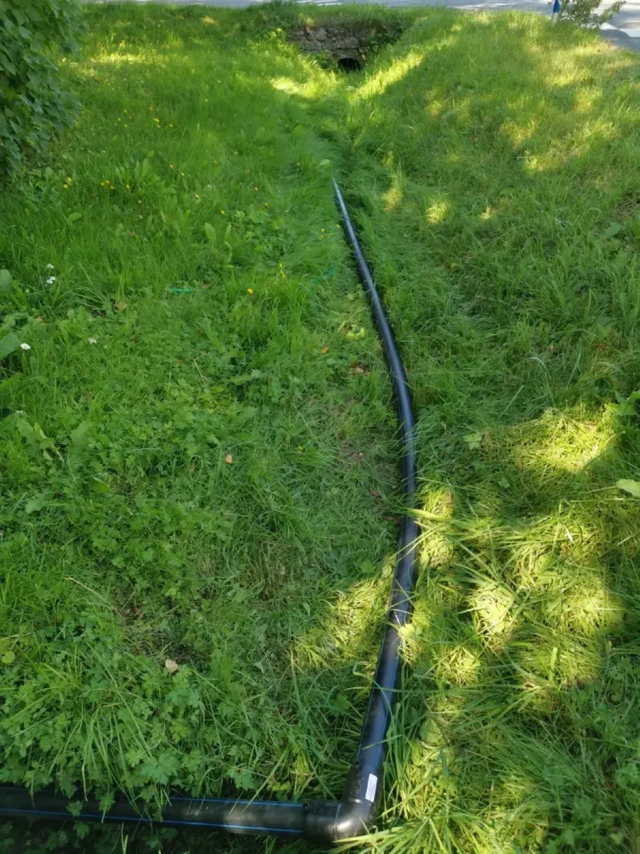 Sademevee pumpla äravoolutoru paigaldus