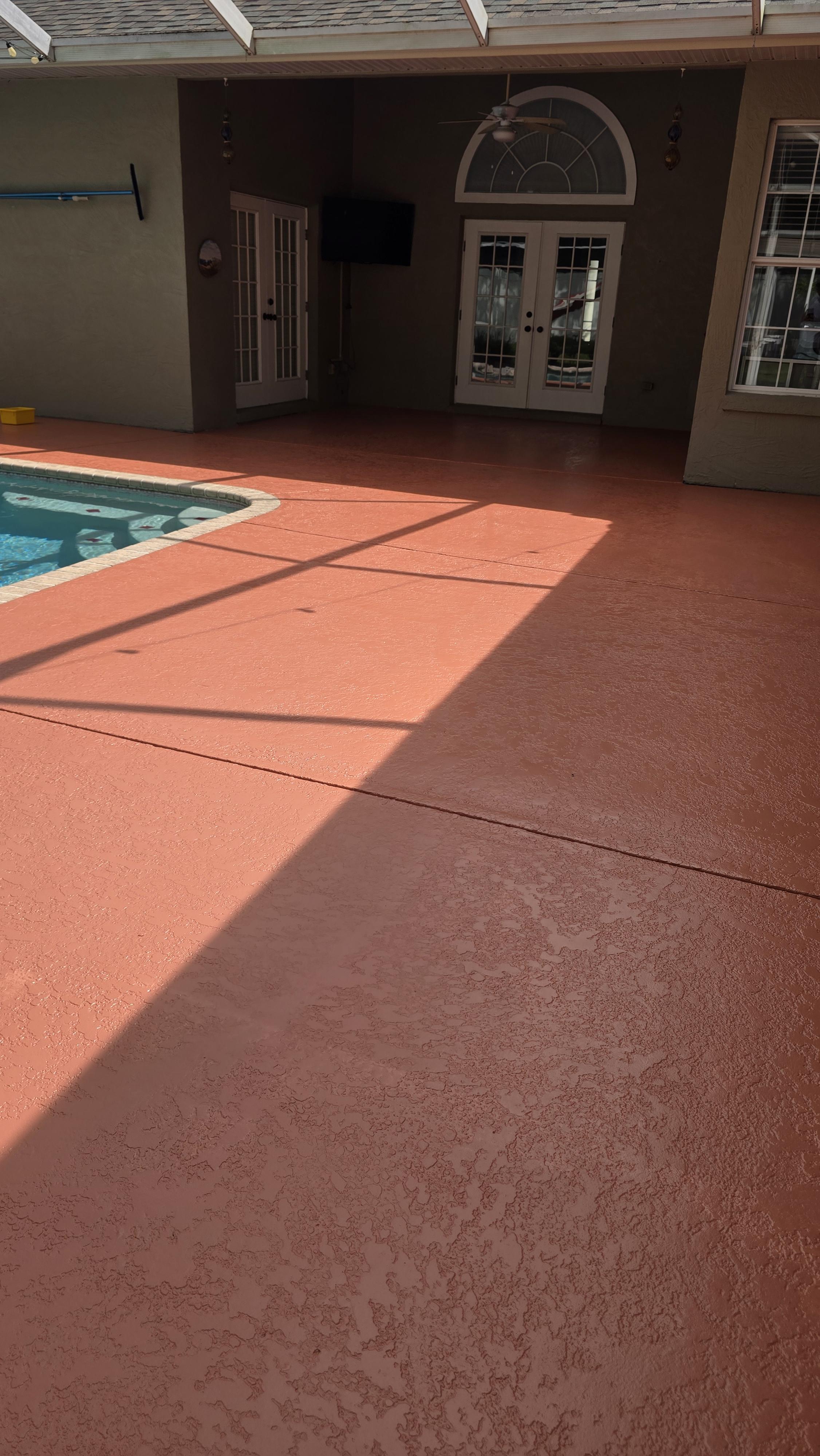 Winter Haven Pool Deck Painting