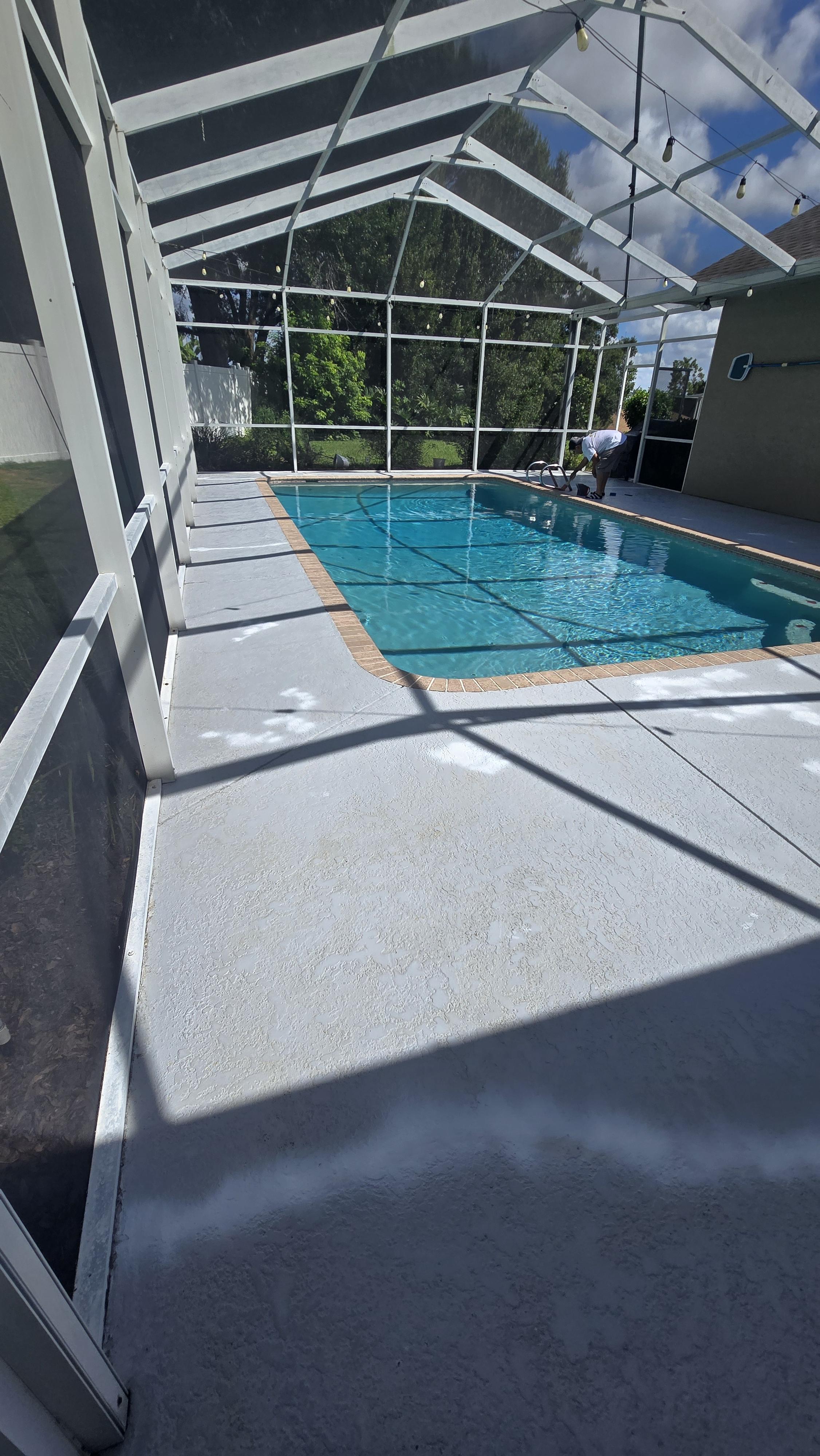 Pool Deck Painting