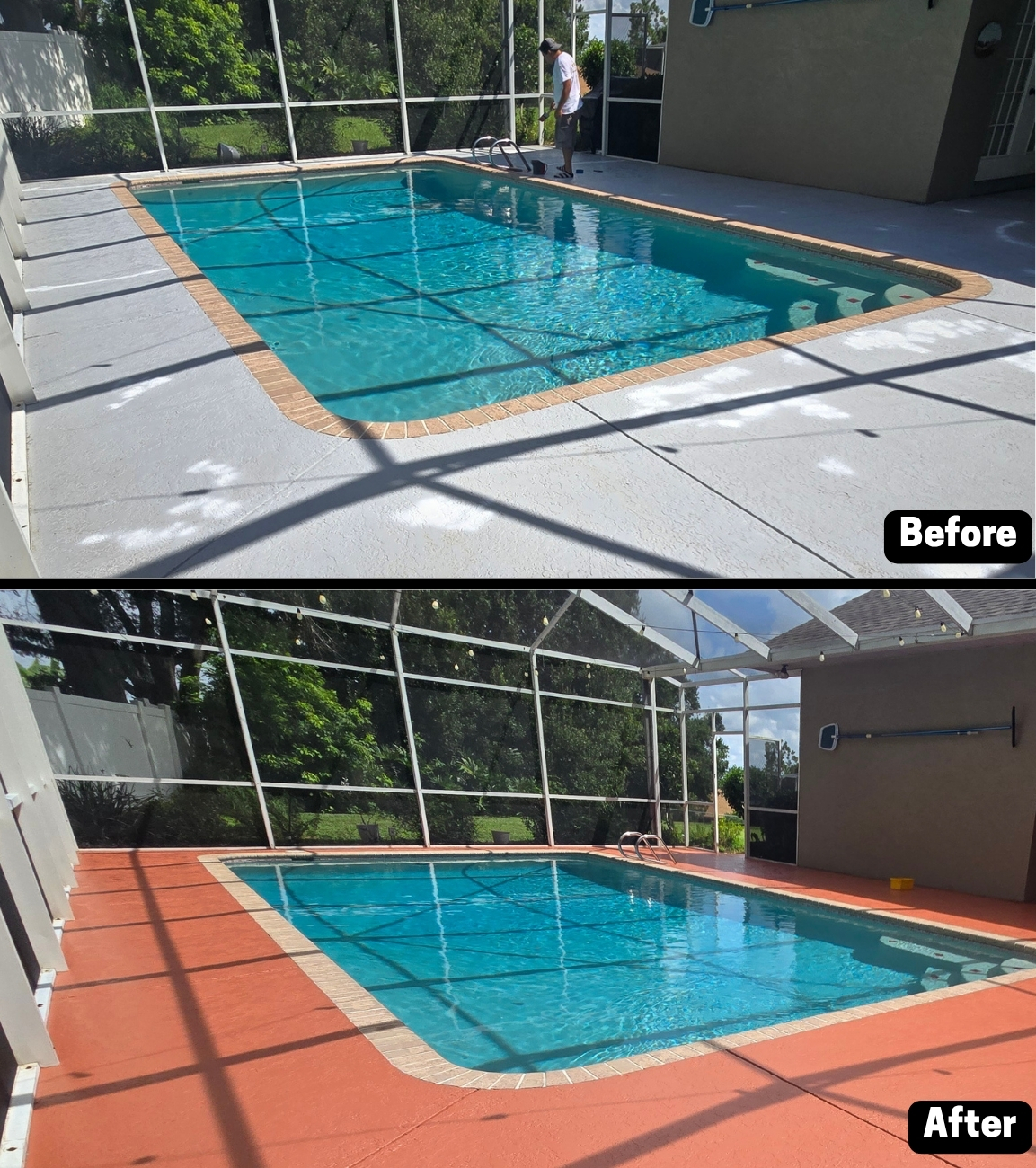 Winter Haven Pool Deck Painting