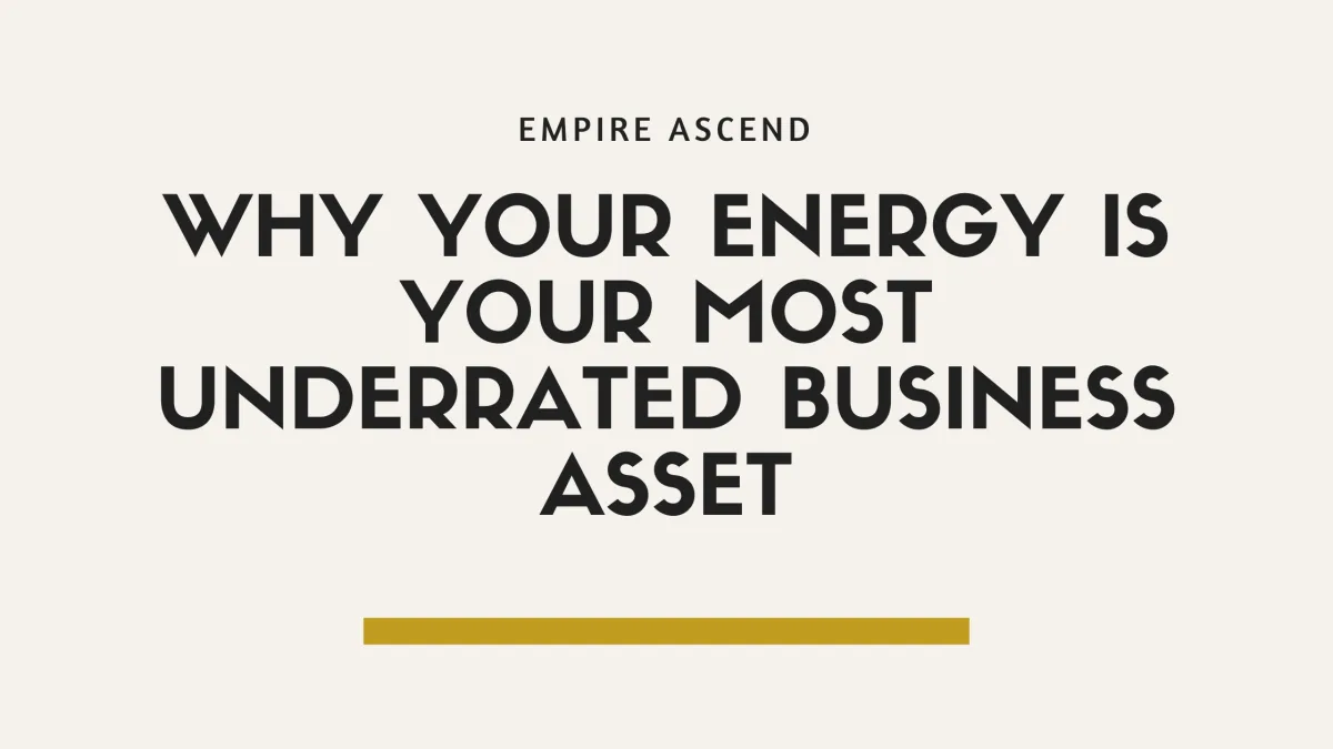 energy as a business asset