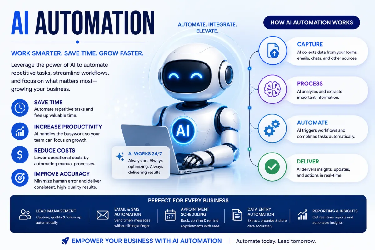Marketing agency owner in St. Petersburg using AI tools on a laptop to generate a high-ticket B2B AI Automation