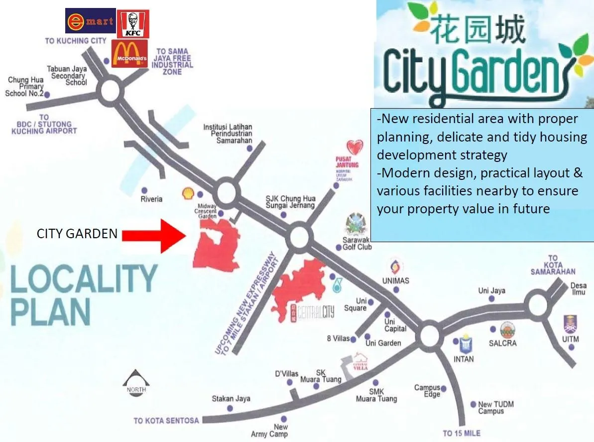 City Garden , Samarahan