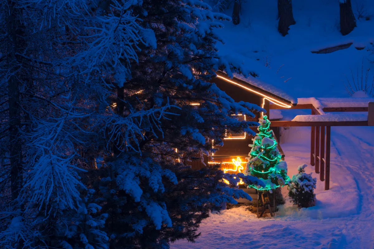 Christmas at the lake Huron