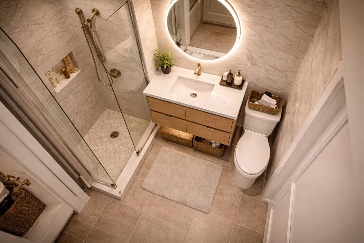 Small Bathroom Layout Ideas That Improve Functionality in Los Angeles